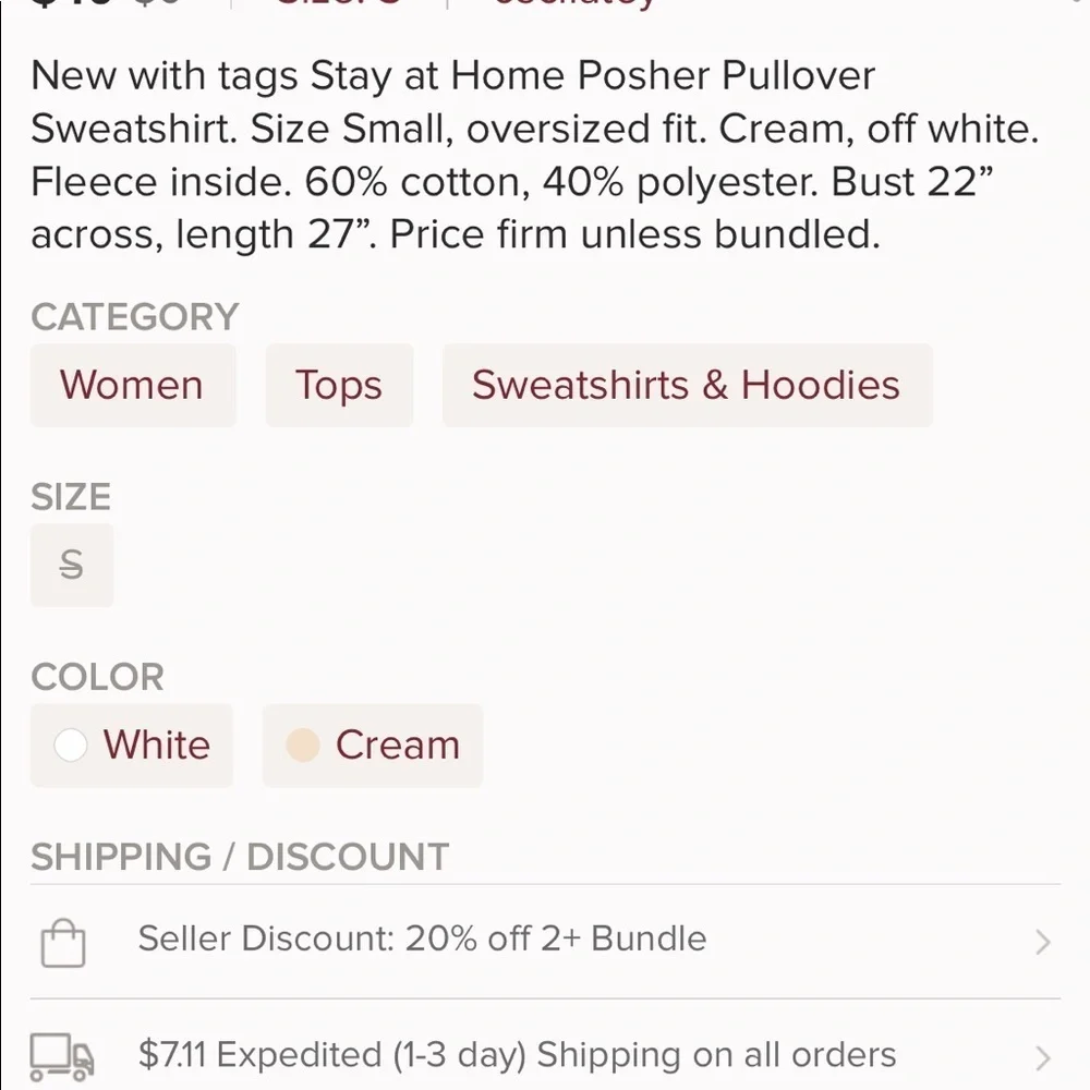 Stay at Home Posher Sweatshirt